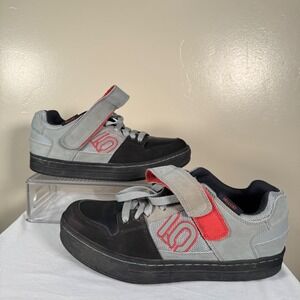 Five Ten Shoes Mens 10.5 Grey Hellcat Mountain Bike Shoes Stealth MTB Cyclocross